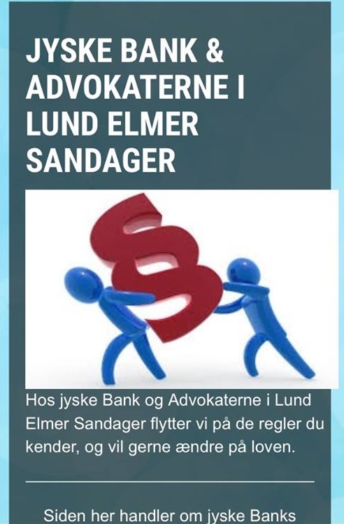 Kære Nykredit Direktør Michael Rasmussen se nu www.banknyt.dk, tror du bilag er falske Tænker jyske bank har den tank, siden de ikke svare. :-) Kan de danske forbrugere og kunder overhoved stole på de danske banker som Jyske Bank og Nykredit eller er det en umulighed. Kan ingen danske kunder længere stole på de danske banker :-) Jyske bank retter i bilag efter de er underskrevet, og kunden har forladt banken https://facebook.com/story.php?story_fbid=1605885529446909&id=1045397795495688 :-) Vi er kunder i Nykredit, hvor vi har et lån, og har 1 lån til en erhvervs ejendom. Men det ved Nykredit jo alt om. :-) Vi beder Nykredit bekræfte at vi ikke har hjemtaget lån, fra et lånetilbud af 20 maj 2008. Ikke kun skive at i ikke kan se det. Altså underskrive at vi kun har hjemtaget et lån, og det er fra tilbudet 6 maj 2009 som er på 4.300.000 kr. :-) Og at vi ikke også har hjemtaget noget lån på 4.328.000 kr. som jyske bank hånakkede påstår er optaget 1 års tid tidligere. Gud må vide hvornår, for vi kender intet til det. :-) Henviser til vores samtale med advokat Mette Egholm Nielsen i Nykredit 11 oktober 2016 :-) :-) Brev til Nykredit 1 februar 2018 https://facebook.com/story.php?story_fbid=399694230442715&id=351558681922937 :-) :-) Nykredit bedes bare bekræfte, at vi kun har hjemtaget / optaget 1 lån Og det er efter et tilbud fra 6 maj 2009. Beløb er 4.300.000 kr. (Ikke kun at Nykredit skriver de ikke kan se, at der er optaget / hjemtaget et lån på 4.328.000 kr. Som er tilbudt 20 maj 2008..) :-) at vi ikke har noget med det lån, 4.328.000 kr. som ikke er et lån, men bare et tilbud :-) vi har kun optaget 1 lån Og det er efter et tilbud fra 6 maj. 2009 Hvilket så er optaget efter 3 juli 2009 hvor Nykredit sender et brev, at der sker udbetaling. Udbetaling modtages 6 juni 2009 hvilket er dagen som lånet på de 4.300.000 kr. bliver Hjemtaget. :-) tager vi andre fejl og Nykredit har hjemtaget 2 lån :-) :-) Altså hvis der findes der 2 tilbud, og begge tilbud er blevet anmodet optaget, og begge tilbud herefter så blevet optaget, først det en og så det andet Og begge tilbud, nu lån, derefter så er blevet optaget, første det ene og så det andet. og så sidst indsat, bliver begge lån så hjemtaget, først det det ene lån, og så det andet lån. et eller andet sted, uden min viden, må det manglende lån være. :-) Jyske bank vil ikke svare hvor lånet er Jyske bank vil ikke bevise lånt er ægte. Jyske bank vil ikke svare sandt, på spørgsmål :-) Jyske bank vil ikke bevise der er aftale om 2 rentebytte, og til det samme lån, det oven over, som jyske bank heller ikke vil bevise findes. :-) Jyske bank vil ikke bevise lånet er omlagt, eller bare lavet om, som jyske bank skrev i 2012 :-) Er begge tilbud hjemtaget og udbetalt, uden vi kender noget til det. ? :-) Nykredit skal kun lede efter det tilbud fra 20 maj 2008 og vise hvordan det er hjemtaget og hvor pengende er. :-) Vi ved kun vi har Hjemtaget er lån, stop nu med at dække over at jyske bank bedrager os, når Nykredit udemærket ved, at det er det som forgår. :-) Tilykke at dække over jyske bank, frem for at hjælpe jeres kunder med ærlighed og åbenhed, vil Nykredit helst dække over deres venner i Jyske Bank :-) Vi bad bare Nykredit bekræfte at vi storbjerg Erhverv ikke har hjemtaget noget lån i Nykredit på 4.328.000 kr. :-) Nykredit får fremvist en del dokumenter 11-10-2016 som viser massivt Svig mod kunde i forbindelse med, at jyske bank har løjet dette her lån 4.328.000 hjemtaget i Nykredit. :-) Nykredit's advokat spærre da også øjenene godt op, da vi viser sagens rette sammen hæng :-) :-( At Jyske bank har hæver for sikkerhed af lånet på 4.328.000 kr. Til Nykredit :-( Og tinglyser gæld svarende til et lån på 4.328.000 kr. Til Nykredit :-( Og hæver Låneformidling for lån 4.328.000 kr. :-( 3 hævninger fra betroet midler, og fra en konto vi ikke selv kunne hverken, se eller hæve fra Vi kunne ikke engang følge bevægelserne hjemme fra. :-) Nykredit advokaten Mette Egholm Nielsen, nægtede dog alligevel 11-10-2016 at svarer på spørgsmålet om kunden har hjemtaget et lån i Nykredit på 4.328.000 kr. :-) For som advokat Mette Egholm Nielsen siger, Nykredit vil ikke levere skyts imod Jyske bank og slutter med ordnede Du får mig ikke til at skrive under på noget. :-) Mette Egholm Nielsen siger herefter hun vil omformulere, mine spørgsmål, og selv lave referat fra mødet 11 oktober 2016. :-) Vi skrev dog referatet, således det er meget præcist skrevet. Og sendte dagen efter en kopi af møde referat 11-10-2016 til Mette Egholm Nielsen straks det var skrevet færdigt. :-) Advokat Mette Egholm har kunne kontrollere for om noge ikke var rigtigt, så som om der i Nykredit var hjemtaget flere lån. Advokat Mette Egholm har ikke nogle rettelser til referatet. Hvorfor referatet er godkendt. :-) I referat side 1. I referatet står det meget tydligt. Der er aldrig hjemtaget noget lån på 4.328.000 kr. I Nykredit, ifølge tilbudet 20 maj 2008 :-) For ikke at pludre i sagen skal Nykredit ved en af deres advokater, som Mette Egholm Nielsen kun bekræfte en ting. :-) Om vi har hjemtaget et lån i Nykredit på 4.328.000 kr. Eller ikke. :-) Spørgsmål på mødet var enkle og som Nykredit ellers kun skulle svare ja eller nej til. :-) Advokat i Nykredit Mette Egholm Nielsen Skulle efter mødet 11 oktober i Nykredit lige undersøge, om det nu var sandt der aldrig er hjemtaget et lån på 4.328.000 kr. I Nykredit Mette vender ikke tilbage, og har ikke rettelser til referatet hvorfor dette er godkendt. :-) Hvis Nykredit ville sige vi har hjemtaget et lån på 4.328.000 kr. I Nykredit skulle vi efterfølgende have bevis på :-) Hvor vi i Nykredit har underskrevet Lånesags bilag. underskrevet hjemtagelse bilag / udbetalings anmodning i Nykredit :-) Hvilken obglationer Nykredit har solgt for at hjemtage lånet Hvor provenuet er ubetalt Hvordan provenuet er beregnet Hvilken gebyrer Nykredit har taget for hjemtagelses omkostninger Og selfølgelig datoer på alt. :-) Og selfølgelig skal Nykredit også bevise, hvis vi efter en hjemtagelse, har omlagt lånet. Til det vi ved vi har nu. :-) 20-05-2008 Vi får et tilbud Vi tager noget hjem, her er det et tilbud. på 4.328.000 kr. :-) Således hjemtager vi et tilbud 20 maj https://facebook.com/photo.php?fbid=1468233779878752&id=1045397795495688&set=a.1468232419878888.1073741869.1045397795495688&source=54&ref=page_internal :-) Et tilbud holder i normalt 6 måneder, altså er gyldigt 6 måneder, hvilet står på tilbudet. Side 3 Således er lånet til tilbudet ikke hjemtaget senest 20 november 2008 kan det ikke efterfølgende hjemtags. :-) :-) Aftaleloven § 2. Har tilbudsgiveren fastsat en frist for antagelse af tilbudet, må antagende svar være kommet frem til ham inden fristens udløb. Stk. 2. Fristen regnes, hvis tilbudet er gjort i brev, fra den dag, brevet er dateret, og hvis det er gjort i telegram fra den tid på dagen, da telegrammet er indleveret til afsendelsesstedets telegrafstation. :-) :-) :-) Vi kan i sagen se at jyske bank tinglyser en gæld på 4.328.000 kr 16-04-2009 til Nykredit. Nykredit opdager dette da vi beder om nyt tilbud, som Nykredit lavet 6 maj 2009 :-) Nykredit opdager her 6 maj 2009 at jyske bank har tinglyst en byrde på 4.328.000 kr. Til Nykredit, Nykredit skriver straks 6 maj 2009 til tinglysnings retten i Helsingør, og beder dem slette denne byrde, som ej anvendt. :-) Nykredit skriver også i nyt tilbud 6 maj 2009 At tidligere tilbud/pantebrev er bortfaldet :-) :-) Ord forklaring. BORTFALDET det at noget forsvinder; det at noget ophører med at gælde (fx i henhold til en lovregel) SPROGBRUG formelt EKSEMPLER bortfald af betaling Se Link til tilbudene https://facebook.com/story.php?story_fbid=1482410778461052&id=1045397795495688 :-) :-) Nykredit har set på møde 11-10-2016 Ar jyske bank hæver tinglysning, Lånesags gebyr, og garantiprovison, 15-16/4 2009 Altså efter tilbudet af 20/05 2008 var forældet 20/11 2008 :-) Nykredit ved det er kunden som bestemmer om kunden ønsker at hjemtage et lån :-) Dette skriver Nykredit Thomas Hansen tydligt 29 oktober 2012 til kunden, https://facebook.com/JyskeBank.dk/photos/a.1468232419878888.1073741869.1045397795495688/1468232779878852/?type=3&source=54&ref=page_internal :-) Således er Nykredit helt bevist om at kunden hverken har ønsket at hjemtage noget lån, lige som :-) Nykredit Mette Egholm Nielsen har 11-10-2016 fået jo udlevert bilag som viser massiv svig mod kunde i jyske bank Og at jyske bank har hævet millioner fra kundens konto, som følge at at kunden skulle have lånt 4.328.000 kr. I Nykredit :-) Der er derfor vi anmodes Nykredit bevare om vi har haft flere lån i Nykredit, vi spørger grundet en alvorlig sygdom ved ejer, som ikke huskede så godt efter en hjerneblødning i 2009 :-) Det er vigtigt for at Nykredit ikke hjælper med at skuffe i retssag mod jyske bank svare og svare sandt :-) Så vi spørg en sidste gang inden vi må indklage / stævne Nykredit til at svare Har storbjerg Erhverv hjemtaget et lån i Nykredit på 4.328.000 kr. Nykredit kan underskrive Storbjerg erhverv har aldrig anmodet om hjemtagelsen af noget lån på 4.328.000 kr. I Nykredit :-) Ligesom Nykredit aldrig noge sinde har udbetalt noget lån til storbjerg Erhverv altså der ikke er hjemtaget noget lån i Nykredit til storbjerg Erhverv Mvh Nykredit Advokat Mette Egholm Nielsen Det kan da ikke være så svært vel. :-) Kik på de eksempler fra anke nævnet der er lagt frem og SE datoer på hjemtagelse og udbetaling :-) Se er par af sagerne i pengeinstituttetsankenævn 130/2002 og 745/1994 og 219/194 sidst 229/1994 Der er sammenhæng ikke, måske skal der lægges link ind :-) :-) Og dansk ordbog at hjemtage er at tage noget hjem. Ordbogen er vel ok selv til en ung advokat der gerne vil lære hvad hjemtage betydet :-) Og hven der bestemmer om et lån skal hjemtages Sidst beviserne på jyske Bank stjal eller hævede af kassen betroet midler, vi taler om svig, efter straffe loven heder det mandatsvig :-) At jyske bank efter straffeloven laver bedrageri ved at hæve renter af et lån der ikke er hjemtaget, tager vi bare som meget groft svig :-) At jyske bank også selv har indsat en rente sikring til dette her lån 16/7-2008 gør kun sagen mere omfattende for jyske bank :-) Men storbjerg er sur på jyske bank, for at lave rente svindel eller bedrageri og så lyve om det i retsforhold :-) Jyske bank kunne jo også bare sige ja tak til dialog mellem den bedraget kunde og jyske bank, desvære har jyske bank ikke samme holdning til dialog og åbenhed.
