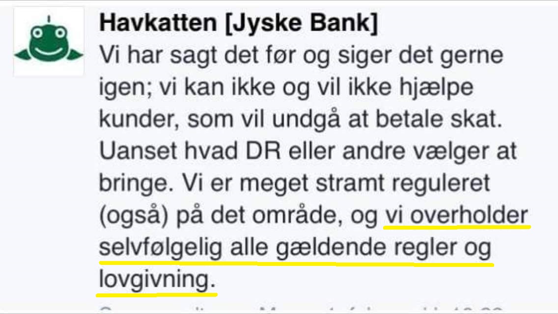 Kære Nykredit Direktør Michael Rasmussen se nu www.banknyt.dk, tror du bilag er falske Tænker jyske bank har den tank, siden de ikke svare. :-) Kan de danske forbrugere og kunder overhoved stole på de danske banker som Jyske Bank og Nykredit eller er det en umulighed. Kan ingen danske kunder længere stole på de danske banker :-) Jyske bank retter i bilag efter de er underskrevet, og kunden har forladt banken https://facebook.com/story.php?story_fbid=1605885529446909&id=1045397795495688 :-) Vi er kunder i Nykredit, hvor vi har et lån, og har 1 lån til en erhvervs ejendom. Men det ved Nykredit jo alt om. :-) Vi beder Nykredit bekræfte at vi ikke har hjemtaget lån, fra et lånetilbud af 20 maj 2008. Ikke kun skive at i ikke kan se det. Altså underskrive at vi kun har hjemtaget et lån, og det er fra tilbudet 6 maj 2009 som er på 4.300.000 kr. :-) Og at vi ikke også har hjemtaget noget lån på 4.328.000 kr. som jyske bank hånakkede påstår er optaget 1 års tid tidligere. Gud må vide hvornår, for vi kender intet til det. :-) Henviser til vores samtale med advokat Mette Egholm Nielsen i Nykredit 11 oktober 2016 :-) :-) Brev til Nykredit 1 februar 2018 https://facebook.com/story.php?story_fbid=399694230442715&id=351558681922937 :-) :-) Nykredit bedes bare bekræfte, at vi kun har hjemtaget / optaget 1 lån Og det er efter et tilbud fra 6 maj 2009. Beløb er 4.300.000 kr. (Ikke kun at Nykredit skriver de ikke kan se, at der er optaget / hjemtaget et lån på 4.328.000 kr. Som er tilbudt 20 maj 2008..) :-) at vi ikke har noget med det lån, 4.328.000 kr. som ikke er et lån, men bare et tilbud :-) vi har kun optaget 1 lån Og det er efter et tilbud fra 6 maj. 2009 Hvilket så er optaget efter 3 juli 2009 hvor Nykredit sender et brev, at der sker udbetaling. Udbetaling modtages 6 juni 2009 hvilket er dagen som lånet på de 4.300.000 kr. bliver Hjemtaget. :-) tager vi andre fejl og Nykredit har hjemtaget 2 lån :-) :-) Altså hvis der findes der 2 tilbud, og begge tilbud er blevet anmodet optaget, og begge tilbud herefter så blevet optaget, først det en og så det andet Og begge tilbud, nu lån, derefter så er blevet optaget, første det ene og så det andet. og så sidst indsat, bliver begge lån så hjemtaget, først det det ene lån, og så det andet lån. et eller andet sted, uden min viden, må det manglende lån være. :-) Jyske bank vil ikke svare hvor lånet er Jyske bank vil ikke bevise lånt er ægte. Jyske bank vil ikke svare sandt, på spørgsmål :-) Jyske bank vil ikke bevise der er aftale om 2 rentebytte, og til det samme lån, det oven over, som jyske bank heller ikke vil bevise findes. :-) Jyske bank vil ikke bevise lånet er omlagt, eller bare lavet om, som jyske bank skrev i 2012 :-) Er begge tilbud hjemtaget og udbetalt, uden vi kender noget til det. ? :-) Nykredit skal kun lede efter det tilbud fra 20 maj 2008 og vise hvordan det er hjemtaget og hvor pengende er. :-) Vi ved kun vi har Hjemtaget er lån, stop nu med at dække over at jyske bank bedrager os, når Nykredit udemærket ved, at det er det som forgår. :-) Tilykke at dække over jyske bank, frem for at hjælpe jeres kunder med ærlighed og åbenhed, vil Nykredit helst dække over deres venner i Jyske Bank :-) Vi bad bare Nykredit bekræfte at vi storbjerg Erhverv ikke har hjemtaget noget lån i Nykredit på 4.328.000 kr. :-) Nykredit får fremvist en del dokumenter 11-10-2016 som viser massivt Svig mod kunde i forbindelse med, at jyske bank har løjet dette her lån 4.328.000 hjemtaget i Nykredit. :-) Nykredit's advokat spærre da også øjenene godt op, da vi viser sagens rette sammen hæng :-) :-( At Jyske bank har hæver for sikkerhed af lånet på 4.328.000 kr. Til Nykredit :-( Og tinglyser gæld svarende til et lån på 4.328.000 kr. Til Nykredit :-( Og hæver Låneformidling for lån 4.328.000 kr. :-( 3 hævninger fra betroet midler, og fra en konto vi ikke selv kunne hverken, se eller hæve fra Vi kunne ikke engang følge bevægelserne hjemme fra. :-) Nykredit advokaten Mette Egholm Nielsen, nægtede dog alligevel 11-10-2016 at svarer på spørgsmålet om kunden har hjemtaget et lån i Nykredit på 4.328.000 kr. :-) For som advokat Mette Egholm Nielsen siger, Nykredit vil ikke levere skyts imod Jyske bank og slutter med ordnede Du får mig ikke til at skrive under på noget. :-) Mette Egholm Nielsen siger herefter hun vil omformulere, mine spørgsmål, og selv lave referat fra mødet 11 oktober 2016. :-) Vi skrev dog referatet, således det er meget præcist skrevet. Og sendte dagen efter en kopi af møde referat 11-10-2016 til Mette Egholm Nielsen straks det var skrevet færdigt. :-) Advokat Mette Egholm har kunne kontrollere for om noge ikke var rigtigt, så som om der i Nykredit var hjemtaget flere lån. Advokat Mette Egholm har ikke nogle rettelser til referatet. Hvorfor referatet er godkendt. :-) I referat side 1. I referatet står det meget tydligt. Der er aldrig hjemtaget noget lån på 4.328.000 kr. I Nykredit, ifølge tilbudet 20 maj 2008 :-) For ikke at pludre i sagen skal Nykredit ved en af deres advokater, som Mette Egholm Nielsen kun bekræfte en ting. :-) Om vi har hjemtaget et lån i Nykredit på 4.328.000 kr. Eller ikke. :-) Spørgsmål på mødet var enkle og som Nykredit ellers kun skulle svare ja eller nej til. :-) Advokat i Nykredit Mette Egholm Nielsen Skulle efter mødet 11 oktober i Nykredit lige undersøge, om det nu var sandt der aldrig er hjemtaget et lån på 4.328.000 kr. I Nykredit Mette vender ikke tilbage, og har ikke rettelser til referatet hvorfor dette er godkendt. :-) Hvis Nykredit ville sige vi har hjemtaget et lån på 4.328.000 kr. I Nykredit skulle vi efterfølgende have bevis på :-) Hvor vi i Nykredit har underskrevet Lånesags bilag. underskrevet hjemtagelse bilag / udbetalings anmodning i Nykredit :-) Hvilken obglationer Nykredit har solgt for at hjemtage lånet Hvor provenuet er ubetalt Hvordan provenuet er beregnet Hvilken gebyrer Nykredit har taget for hjemtagelses omkostninger Og selfølgelig datoer på alt. :-) Og selfølgelig skal Nykredit også bevise, hvis vi efter en hjemtagelse, har omlagt lånet. Til det vi ved vi har nu. :-) 20-05-2008 Vi får et tilbud Vi tager noget hjem, her er det et tilbud. på 4.328.000 kr. :-) Således hjemtager vi et tilbud 20 maj https://facebook.com/photo.php?fbid=1468233779878752&id=1045397795495688&set=a.1468232419878888.1073741869.1045397795495688&source=54&ref=page_internal :-) Et tilbud holder i normalt 6 måneder, altså er gyldigt 6 måneder, hvilet står på tilbudet. Side 3 Således er lånet til tilbudet ikke hjemtaget senest 20 november 2008 kan det ikke efterfølgende hjemtags. :-) :-) Aftaleloven § 2. Har tilbudsgiveren fastsat en frist for antagelse af tilbudet, må antagende svar være kommet frem til ham inden fristens udløb. Stk. 2. Fristen regnes, hvis tilbudet er gjort i brev, fra den dag, brevet er dateret, og hvis det er gjort i telegram fra den tid på dagen, da telegrammet er indleveret til afsendelsesstedets telegrafstation. :-) :-) :-) Vi kan i sagen se at jyske bank tinglyser en gæld på 4.328.000 kr 16-04-2009 til Nykredit. Nykredit opdager dette da vi beder om nyt tilbud, som Nykredit lavet 6 maj 2009 :-) Nykredit opdager her 6 maj 2009 at jyske bank har tinglyst en byrde på 4.328.000 kr. Til Nykredit, Nykredit skriver straks 6 maj 2009 til tinglysnings retten i Helsingør, og beder dem slette denne byrde, som ej anvendt. :-) Nykredit skriver også i nyt tilbud 6 maj 2009 At tidligere tilbud/pantebrev er bortfaldet :-) :-) Ord forklaring. BORTFALDET det at noget forsvinder; det at noget ophører med at gælde (fx i henhold til en lovregel) SPROGBRUG formelt EKSEMPLER bortfald af betaling Se Link til tilbudene https://facebook.com/story.php?story_fbid=1482410778461052&id=1045397795495688 :-) :-) Nykredit har set på møde 11-10-2016 Ar jyske bank hæver tinglysning, Lånesags gebyr, og garantiprovison, 15-16/4 2009 Altså efter tilbudet af 20/05 2008 var forældet 20/11 2008 :-) Nykredit ved det er kunden som bestemmer om kunden ønsker at hjemtage et lån :-) Dette skriver Nykredit Thomas Hansen tydligt 29 oktober 2012 til kunden, https://facebook.com/JyskeBank.dk/photos/a.1468232419878888.1073741869.1045397795495688/1468232779878852/?type=3&source=54&ref=page_internal :-) Således er Nykredit helt bevist om at kunden hverken har ønsket at hjemtage noget lån, lige som :-) Nykredit Mette Egholm Nielsen har 11-10-2016 fået jo udlevert bilag som viser massiv svig mod kunde i jyske bank Og at jyske bank har hævet millioner fra kundens konto, som følge at at kunden skulle have lånt 4.328.000 kr. I Nykredit :-) Der er derfor vi anmodes Nykredit bevare om vi har haft flere lån i Nykredit, vi spørger grundet en alvorlig sygdom ved ejer, som ikke huskede så godt efter en hjerneblødning i 2009 :-) Det er vigtigt for at Nykredit ikke hjælper med at skuffe i retssag mod jyske bank svare og svare sandt :-) Så vi spørg en sidste gang inden vi må indklage / stævne Nykredit til at svare Har storbjerg Erhverv hjemtaget et lån i Nykredit på 4.328.000 kr. Nykredit kan underskrive Storbjerg erhverv har aldrig anmodet om hjemtagelsen af noget lån på 4.328.000 kr. I Nykredit :-) Ligesom Nykredit aldrig noge sinde har udbetalt noget lån til storbjerg Erhverv altså der ikke er hjemtaget noget lån i Nykredit til storbjerg Erhverv Mvh Nykredit Advokat Mette Egholm Nielsen Det kan da ikke være så svært vel. :-) Kik på de eksempler fra anke nævnet der er lagt frem og SE datoer på hjemtagelse og udbetaling :-) Se er par af sagerne i pengeinstituttetsankenævn 130/2002 og 745/1994 og 219/194 sidst 229/1994 Der er sammenhæng ikke, måske skal der lægges link ind :-) :-) Og dansk ordbog at hjemtage er at tage noget hjem. Ordbogen er vel ok selv til en ung advokat der gerne vil lære hvad hjemtage betydet :-) Og hven der bestemmer om et lån skal hjemtages Sidst beviserne på jyske Bank stjal eller hævede af kassen betroet midler, vi taler om svig, efter straffe loven heder det mandatsvig :-) At jyske bank efter straffeloven laver bedrageri ved at hæve renter af et lån der ikke er hjemtaget, tager vi bare som meget groft svig :-) At jyske bank også selv har indsat en rente sikring til dette her lån 16/7-2008 gør kun sagen mere omfattende for jyske bank :-) Men storbjerg er sur på jyske bank, for at lave rente svindel eller bedrageri og så lyve om det i retsforhold :-) Jyske bank kunne jo også bare sige ja tak til dialog mellem den bedraget kunde og jyske bank, desvære har jyske bank ikke samme holdning til dialog og åbenhed.