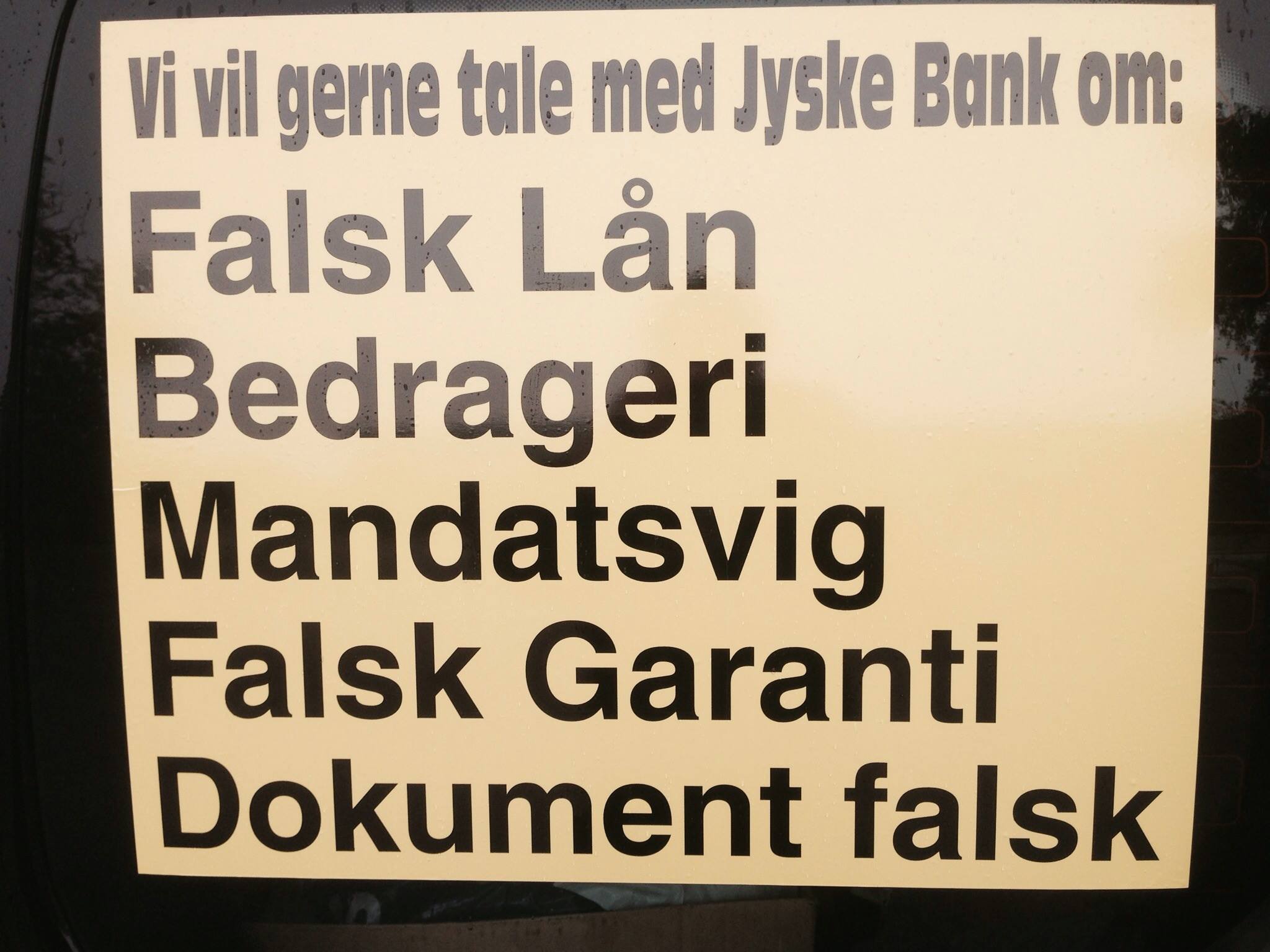 Kære Nykredit Direktør Michael Rasmussen se nu www.banknyt.dk, tror du bilag er falske Tænker jyske bank har den tank, siden de ikke svare. :-) Kan de danske forbrugere og kunder overhoved stole på de danske banker som Jyske Bank og Nykredit eller er det en umulighed. Kan ingen danske kunder længere stole på de danske banker :-) Jyske bank retter i bilag efter de er underskrevet, og kunden har forladt banken https://facebook.com/story.php?story_fbid=1605885529446909&id=1045397795495688 :-) Vi er kunder i Nykredit, hvor vi har et lån, og har 1 lån til en erhvervs ejendom. Men det ved Nykredit jo alt om. :-) Vi beder Nykredit bekræfte at vi ikke har hjemtaget lån, fra et lånetilbud af 20 maj 2008. Ikke kun skive at i ikke kan se det. Altså underskrive at vi kun har hjemtaget et lån, og det er fra tilbudet 6 maj 2009 som er på 4.300.000 kr. :-) Og at vi ikke også har hjemtaget noget lån på 4.328.000 kr. som jyske bank hånakkede påstår er optaget 1 års tid tidligere. Gud må vide hvornår, for vi kender intet til det. :-) Henviser til vores samtale med advokat Mette Egholm Nielsen i Nykredit 11 oktober 2016 :-) :-) Brev til Nykredit 1 februar 2018 https://facebook.com/story.php?story_fbid=399694230442715&id=351558681922937 :-) :-) Nykredit bedes bare bekræfte, at vi kun har hjemtaget / optaget 1 lån Og det er efter et tilbud fra 6 maj 2009. Beløb er 4.300.000 kr. (Ikke kun at Nykredit skriver de ikke kan se, at der er optaget / hjemtaget et lån på 4.328.000 kr. Som er tilbudt 20 maj 2008..) :-) at vi ikke har noget med det lån, 4.328.000 kr. som ikke er et lån, men bare et tilbud :-) vi har kun optaget 1 lån Og det er efter et tilbud fra 6 maj. 2009 Hvilket så er optaget efter 3 juli 2009 hvor Nykredit sender et brev, at der sker udbetaling. Udbetaling modtages 6 juni 2009 hvilket er dagen som lånet på de 4.300.000 kr. bliver Hjemtaget. :-) tager vi andre fejl og Nykredit har hjemtaget 2 lån :-) :-) Altså hvis der findes der 2 tilbud, og begge tilbud er blevet anmodet optaget, og begge tilbud herefter så blevet optaget, først det en og så det andet Og begge tilbud, nu lån, derefter så er blevet optaget, første det ene og så det andet. og så sidst indsat, bliver begge lån så hjemtaget, først det det ene lån, og så det andet lån. et eller andet sted, uden min viden, må det manglende lån være. :-) Jyske bank vil ikke svare hvor lånet er Jyske bank vil ikke bevise lånt er ægte. Jyske bank vil ikke svare sandt, på spørgsmål :-) Jyske bank vil ikke bevise der er aftale om 2 rentebytte, og til det samme lån, det oven over, som jyske bank heller ikke vil bevise findes. :-) Jyske bank vil ikke bevise lånet er omlagt, eller bare lavet om, som jyske bank skrev i 2012 :-) Er begge tilbud hjemtaget og udbetalt, uden vi kender noget til det. ? :-) Nykredit skal kun lede efter det tilbud fra 20 maj 2008 og vise hvordan det er hjemtaget og hvor pengende er. :-) Vi ved kun vi har Hjemtaget er lån, stop nu med at dække over at jyske bank bedrager os, når Nykredit udemærket ved, at det er det som forgår. :-) Tilykke at dække over jyske bank, frem for at hjælpe jeres kunder med ærlighed og åbenhed, vil Nykredit helst dække over deres venner i Jyske Bank :-) Vi bad bare Nykredit bekræfte at vi storbjerg Erhverv ikke har hjemtaget noget lån i Nykredit på 4.328.000 kr. :-) Nykredit får fremvist en del dokumenter 11-10-2016 som viser massivt Svig mod kunde i forbindelse med, at jyske bank har løjet dette her lån 4.328.000 hjemtaget i Nykredit. :-) Nykredit's advokat spærre da også øjenene godt op, da vi viser sagens rette sammen hæng :-) :-( At Jyske bank har hæver for sikkerhed af lånet på 4.328.000 kr. Til Nykredit :-( Og tinglyser gæld svarende til et lån på 4.328.000 kr. Til Nykredit :-( Og hæver Låneformidling for lån 4.328.000 kr. :-( 3 hævninger fra betroet midler, og fra en konto vi ikke selv kunne hverken, se eller hæve fra Vi kunne ikke engang følge bevægelserne hjemme fra. :-) Nykredit advokaten Mette Egholm Nielsen, nægtede dog alligevel 11-10-2016 at svarer på spørgsmålet om kunden har hjemtaget et lån i Nykredit på 4.328.000 kr. :-) For som advokat Mette Egholm Nielsen siger, Nykredit vil ikke levere skyts imod Jyske bank og slutter med ordnede Du får mig ikke til at skrive under på noget. :-) Mette Egholm Nielsen siger herefter hun vil omformulere, mine spørgsmål, og selv lave referat fra mødet 11 oktober 2016. :-) Vi skrev dog referatet, således det er meget præcist skrevet. Og sendte dagen efter en kopi af møde referat 11-10-2016 til Mette Egholm Nielsen straks det var skrevet færdigt. :-) Advokat Mette Egholm har kunne kontrollere for om noge ikke var rigtigt, så som om der i Nykredit var hjemtaget flere lån. Advokat Mette Egholm har ikke nogle rettelser til referatet. Hvorfor referatet er godkendt. :-) I referat side 1. I referatet står det meget tydligt. Der er aldrig hjemtaget noget lån på 4.328.000 kr. I Nykredit, ifølge tilbudet 20 maj 2008 :-) For ikke at pludre i sagen skal Nykredit ved en af deres advokater, som Mette Egholm Nielsen kun bekræfte en ting. :-) Om vi har hjemtaget et lån i Nykredit på 4.328.000 kr. Eller ikke. :-) Spørgsmål på mødet var enkle og som Nykredit ellers kun skulle svare ja eller nej til. :-) Advokat i Nykredit Mette Egholm Nielsen Skulle efter mødet 11 oktober i Nykredit lige undersøge, om det nu var sandt der aldrig er hjemtaget et lån på 4.328.000 kr. I Nykredit Mette vender ikke tilbage, og har ikke rettelser til referatet hvorfor dette er godkendt. :-) Hvis Nykredit ville sige vi har hjemtaget et lån på 4.328.000 kr. I Nykredit skulle vi efterfølgende have bevis på :-) Hvor vi i Nykredit har underskrevet Lånesags bilag. underskrevet hjemtagelse bilag / udbetalings anmodning i Nykredit :-) Hvilken obglationer Nykredit har solgt for at hjemtage lånet Hvor provenuet er ubetalt Hvordan provenuet er beregnet Hvilken gebyrer Nykredit har taget for hjemtagelses omkostninger Og selfølgelig datoer på alt. :-) Og selfølgelig skal Nykredit også bevise, hvis vi efter en hjemtagelse, har omlagt lånet. Til det vi ved vi har nu. :-) 20-05-2008 Vi får et tilbud Vi tager noget hjem, her er det et tilbud. på 4.328.000 kr. :-) Således hjemtager vi et tilbud 20 maj https://facebook.com/photo.php?fbid=1468233779878752&id=1045397795495688&set=a.1468232419878888.1073741869.1045397795495688&source=54&ref=page_internal :-) Et tilbud holder i normalt 6 måneder, altså er gyldigt 6 måneder, hvilet står på tilbudet. Side 3 Således er lånet til tilbudet ikke hjemtaget senest 20 november 2008 kan det ikke efterfølgende hjemtags. :-) :-) Aftaleloven § 2. Har tilbudsgiveren fastsat en frist for antagelse af tilbudet, må antagende svar være kommet frem til ham inden fristens udløb. Stk. 2. Fristen regnes, hvis tilbudet er gjort i brev, fra den dag, brevet er dateret, og hvis det er gjort i telegram fra den tid på dagen, da telegrammet er indleveret til afsendelsesstedets telegrafstation. :-) :-) :-) Vi kan i sagen se at jyske bank tinglyser en gæld på 4.328.000 kr 16-04-2009 til Nykredit. Nykredit opdager dette da vi beder om nyt tilbud, som Nykredit lavet 6 maj 2009 :-) Nykredit opdager her 6 maj 2009 at jyske bank har tinglyst en byrde på 4.328.000 kr. Til Nykredit, Nykredit skriver straks 6 maj 2009 til tinglysnings retten i Helsingør, og beder dem slette denne byrde, som ej anvendt. :-) Nykredit skriver også i nyt tilbud 6 maj 2009 At tidligere tilbud/pantebrev er bortfaldet :-) :-) Ord forklaring. BORTFALDET det at noget forsvinder; det at noget ophører med at gælde (fx i henhold til en lovregel) SPROGBRUG formelt EKSEMPLER bortfald af betaling Se Link til tilbudene https://facebook.com/story.php?story_fbid=1482410778461052&id=1045397795495688 :-) :-) Nykredit har set på møde 11-10-2016 Ar jyske bank hæver tinglysning, Lånesags gebyr, og garantiprovison, 15-16/4 2009 Altså efter tilbudet af 20/05 2008 var forældet 20/11 2008 :-) Nykredit ved det er kunden som bestemmer om kunden ønsker at hjemtage et lån :-) Dette skriver Nykredit Thomas Hansen tydligt 29 oktober 2012 til kunden, https://facebook.com/JyskeBank.dk/photos/a.1468232419878888.1073741869.1045397795495688/1468232779878852/?type=3&source=54&ref=page_internal :-) Således er Nykredit helt bevist om at kunden hverken har ønsket at hjemtage noget lån, lige som :-) Nykredit Mette Egholm Nielsen har 11-10-2016 fået jo udlevert bilag som viser massiv svig mod kunde i jyske bank Og at jyske bank har hævet millioner fra kundens konto, som følge at at kunden skulle have lånt 4.328.000 kr. I Nykredit :-) Der er derfor vi anmodes Nykredit bevare om vi har haft flere lån i Nykredit, vi spørger grundet en alvorlig sygdom ved ejer, som ikke huskede så godt efter en hjerneblødning i 2009 :-) Det er vigtigt for at Nykredit ikke hjælper med at skuffe i retssag mod jyske bank svare og svare sandt :-) Så vi spørg en sidste gang inden vi må indklage / stævne Nykredit til at svare Har storbjerg Erhverv hjemtaget et lån i Nykredit på 4.328.000 kr. Nykredit kan underskrive Storbjerg erhverv har aldrig anmodet om hjemtagelsen af noget lån på 4.328.000 kr. I Nykredit :-) Ligesom Nykredit aldrig noge sinde har udbetalt noget lån til storbjerg Erhverv altså der ikke er hjemtaget noget lån i Nykredit til storbjerg Erhverv Mvh Nykredit Advokat Mette Egholm Nielsen Det kan da ikke være så svært vel. :-) Kik på de eksempler fra anke nævnet der er lagt frem og SE datoer på hjemtagelse og udbetaling :-) Se er par af sagerne i pengeinstituttetsankenævn 130/2002 og 745/1994 og 219/194 sidst 229/1994 Der er sammenhæng ikke, måske skal der lægges link ind :-) :-) Og dansk ordbog at hjemtage er at tage noget hjem. Ordbogen er vel ok selv til en ung advokat der gerne vil lære hvad hjemtage betydet :-) Og hven der bestemmer om et lån skal hjemtages Sidst beviserne på jyske Bank stjal eller hævede af kassen betroet midler, vi taler om svig, efter straffe loven heder det mandatsvig :-) At jyske bank efter straffeloven laver bedrageri ved at hæve renter af et lån der ikke er hjemtaget, tager vi bare som meget groft svig :-) At jyske bank også selv har indsat en rente sikring til dette her lån 16/7-2008 gør kun sagen mere omfattende for jyske bank :-) Men storbjerg er sur på jyske bank, for at lave rente svindel eller bedrageri og så lyve om det i retsforhold :-) Jyske bank kunne jo også bare sige ja tak til dialog mellem den bedraget kunde og jyske bank, desvære har jyske bank ikke samme holdning til dialog og åbenhed.
